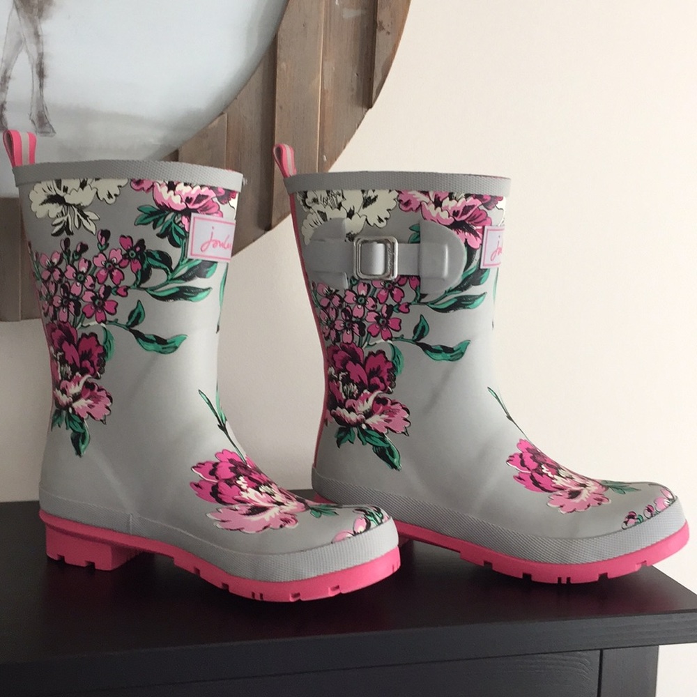 Joules mid height rain boots